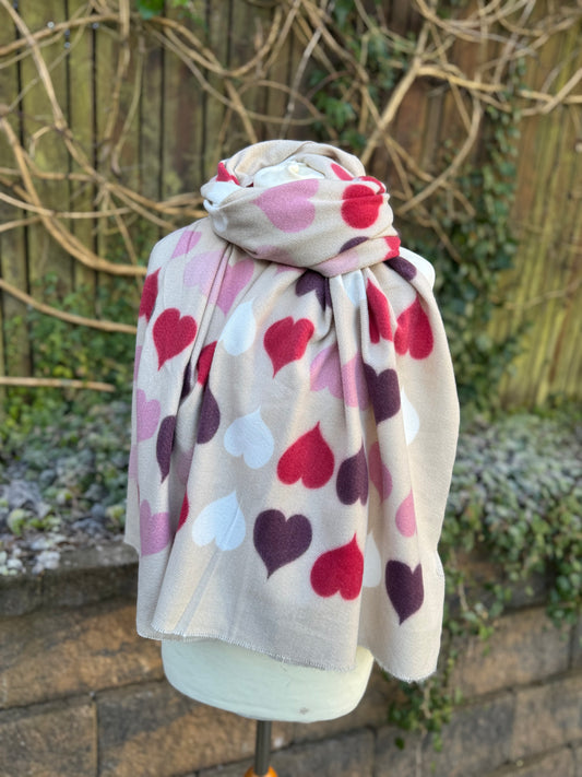Queen of Hearts Scarf