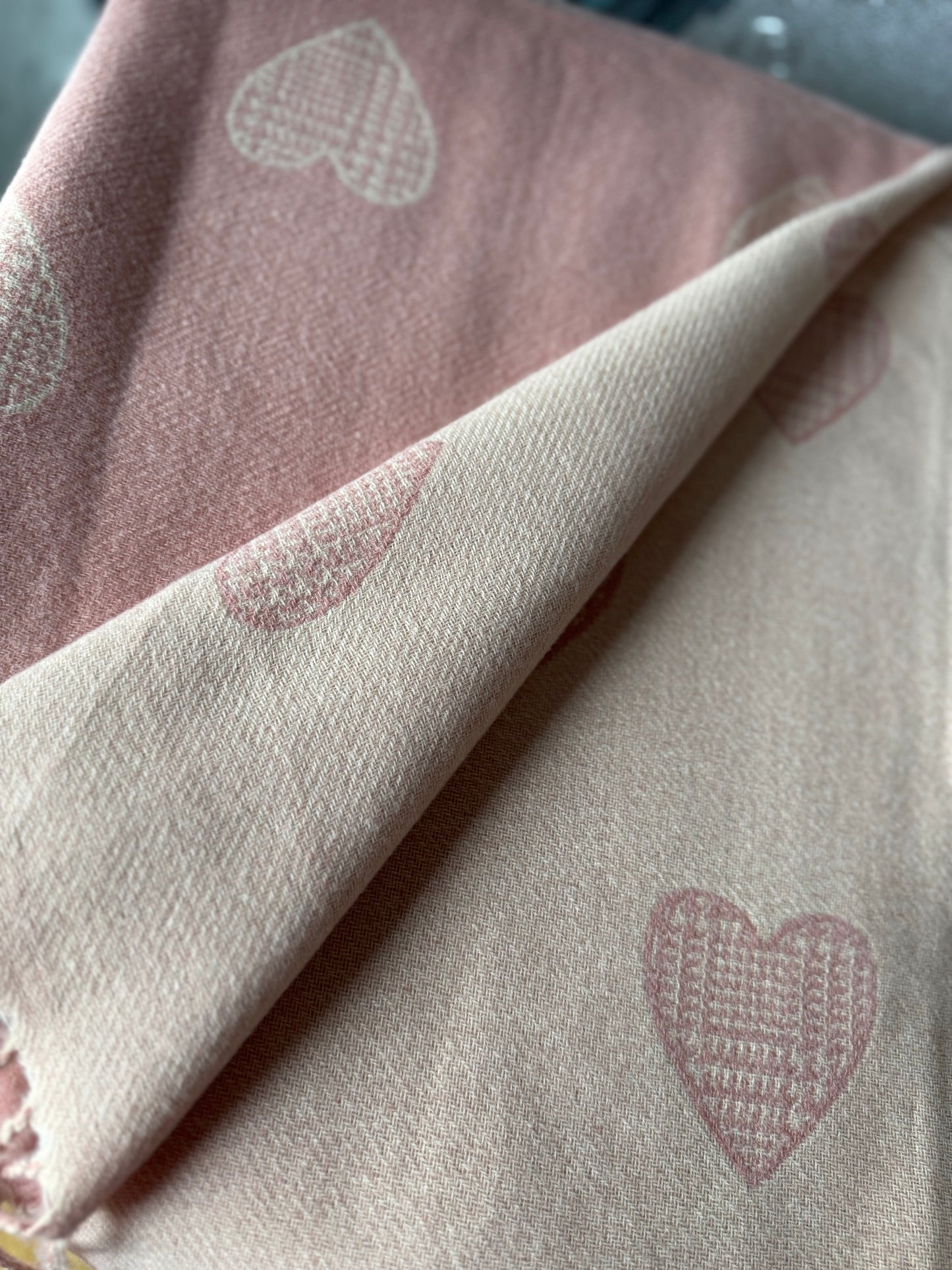 Reversible Heart Scarf