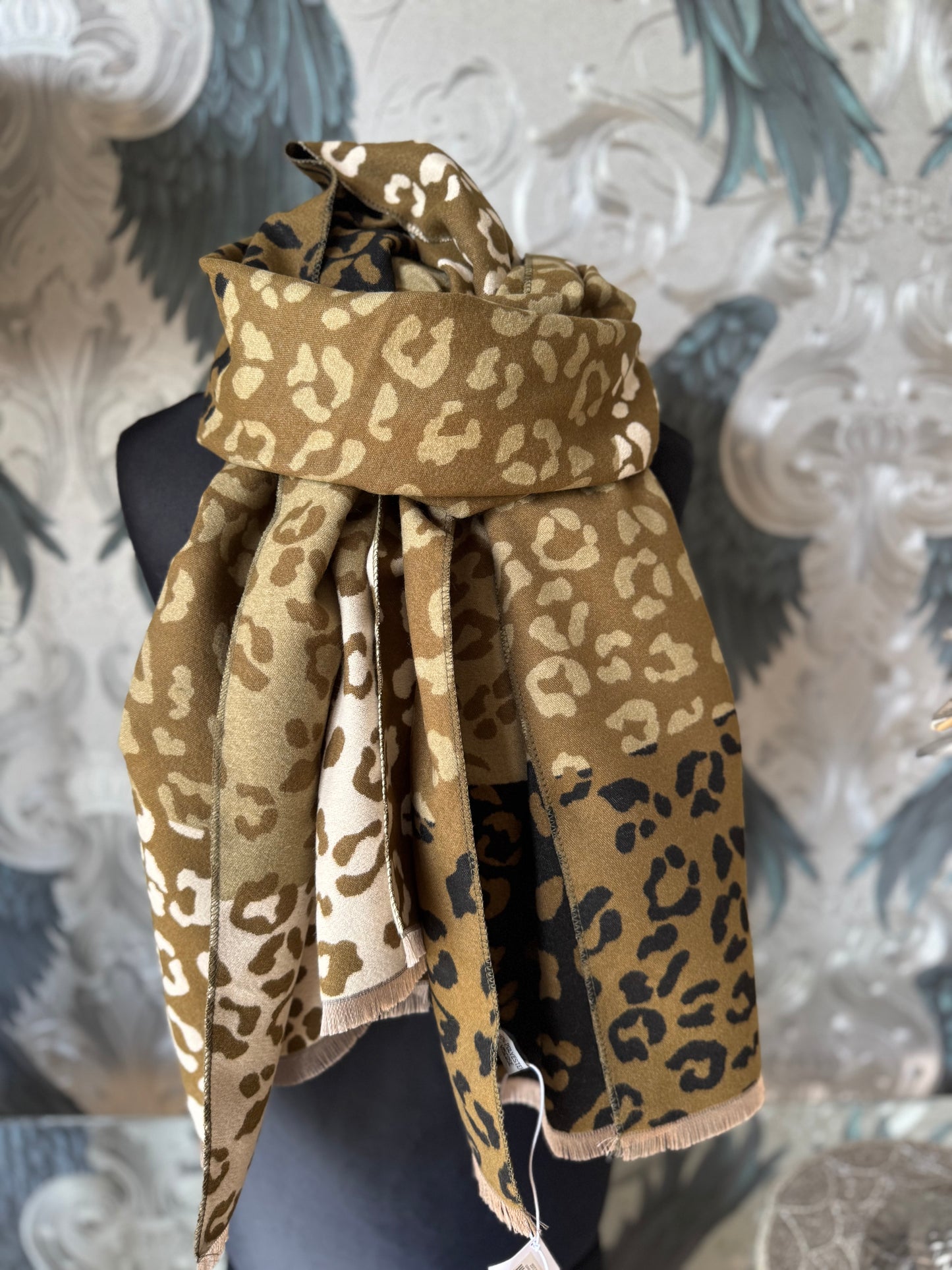 Leopard Reversible Scarf