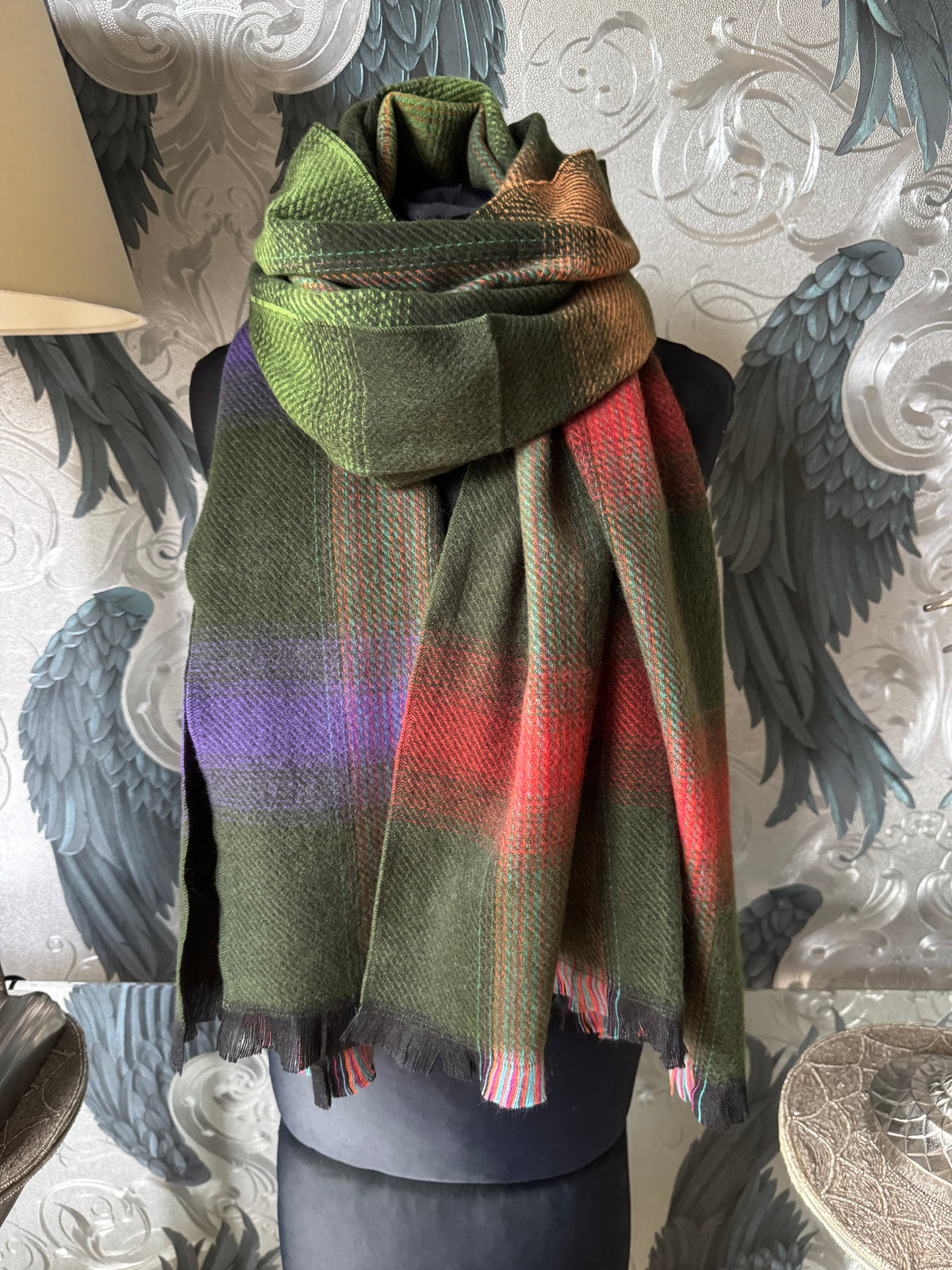 Soft Checked Scarf