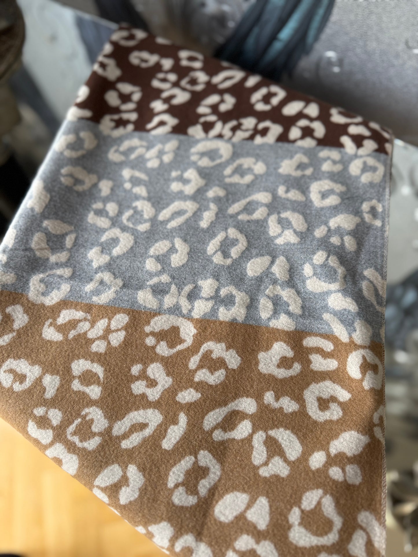 Leopard Reversible Scarf