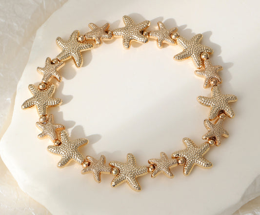 Solid Starfish Bracelet - Ocean Theme