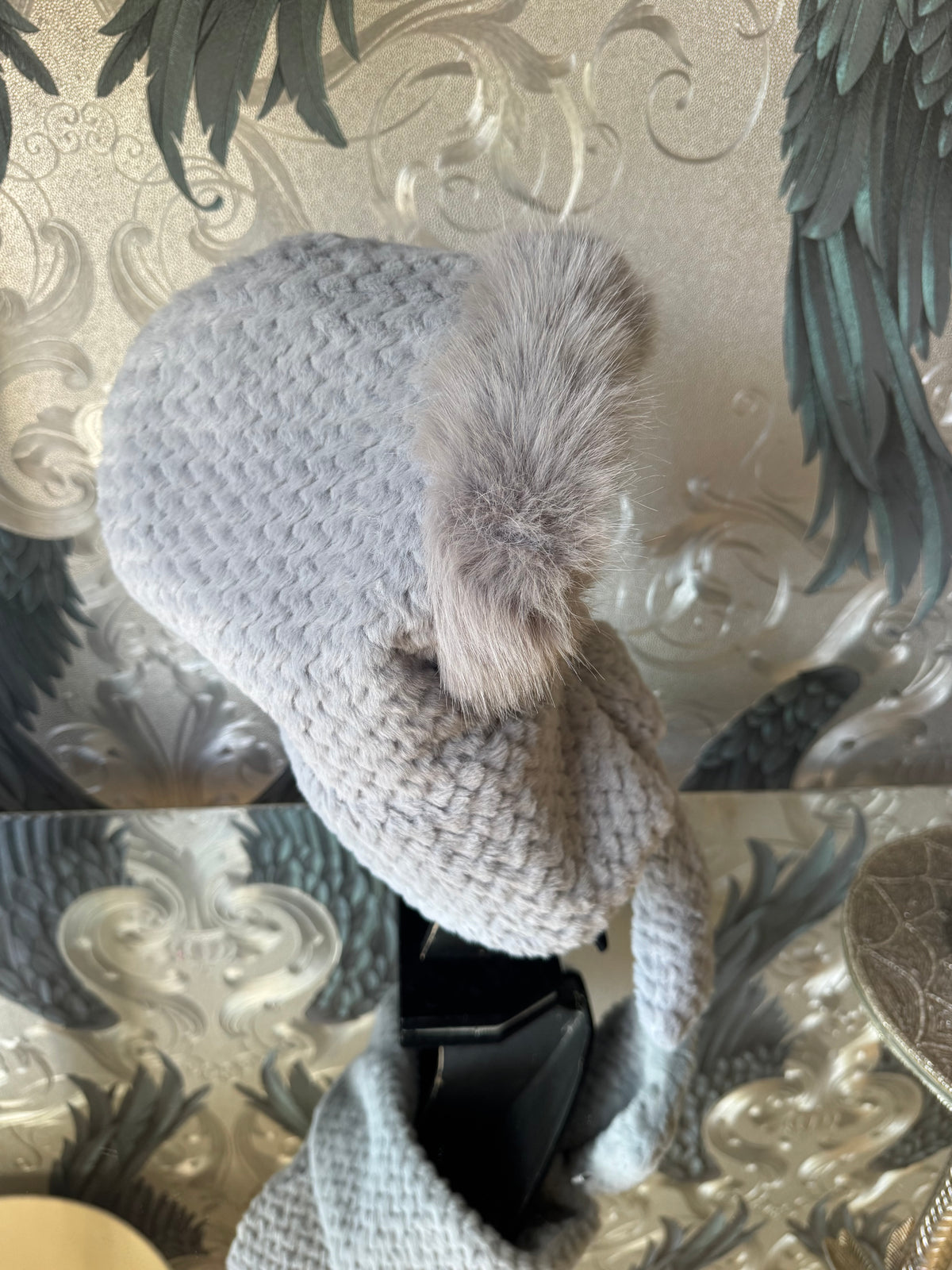 Faux Fur Hooded Collar