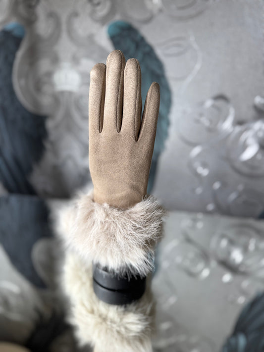 Fluffy Cuff Gloves