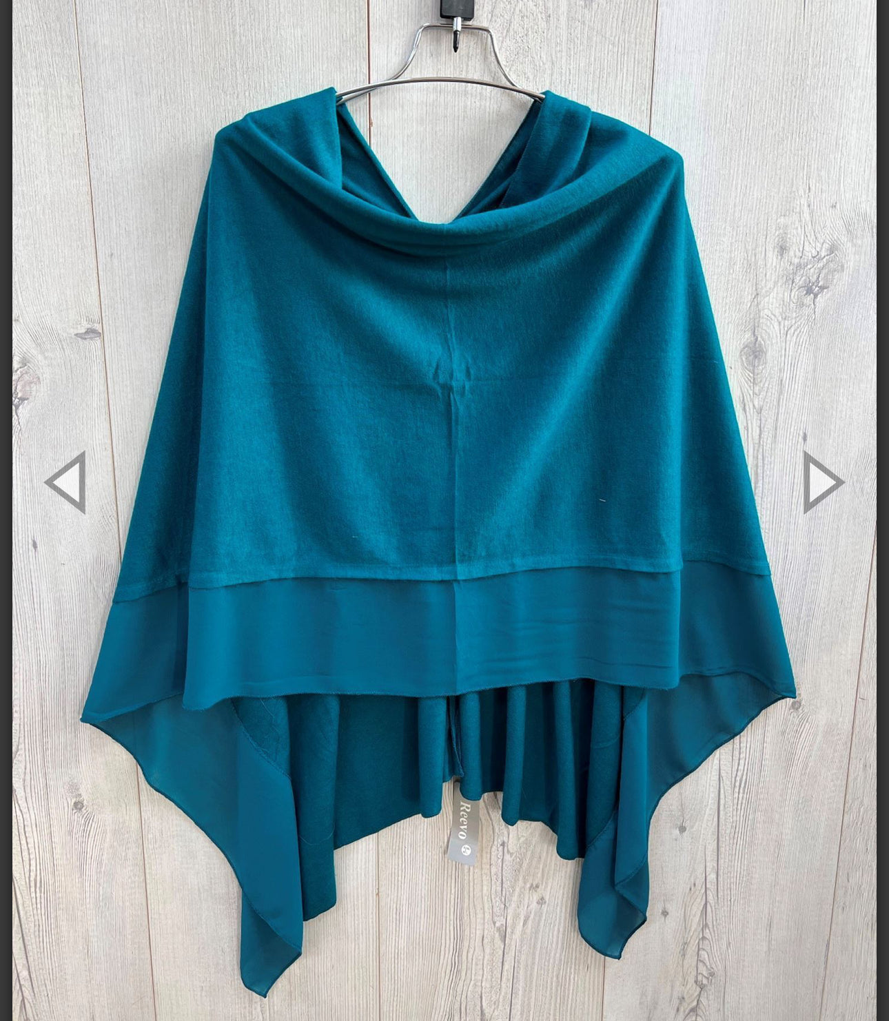 Lightweight Chiffon Edge Poncho