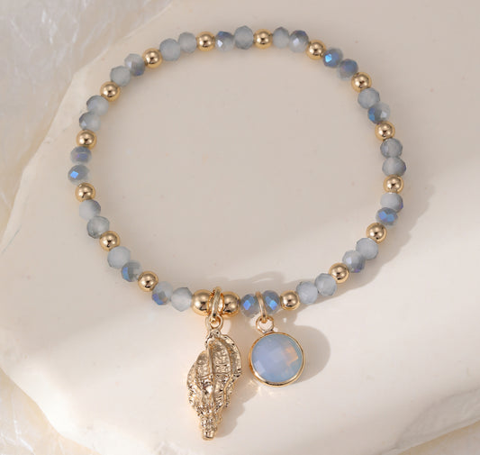 Shell and Charm Bracelet - Ocean Theme