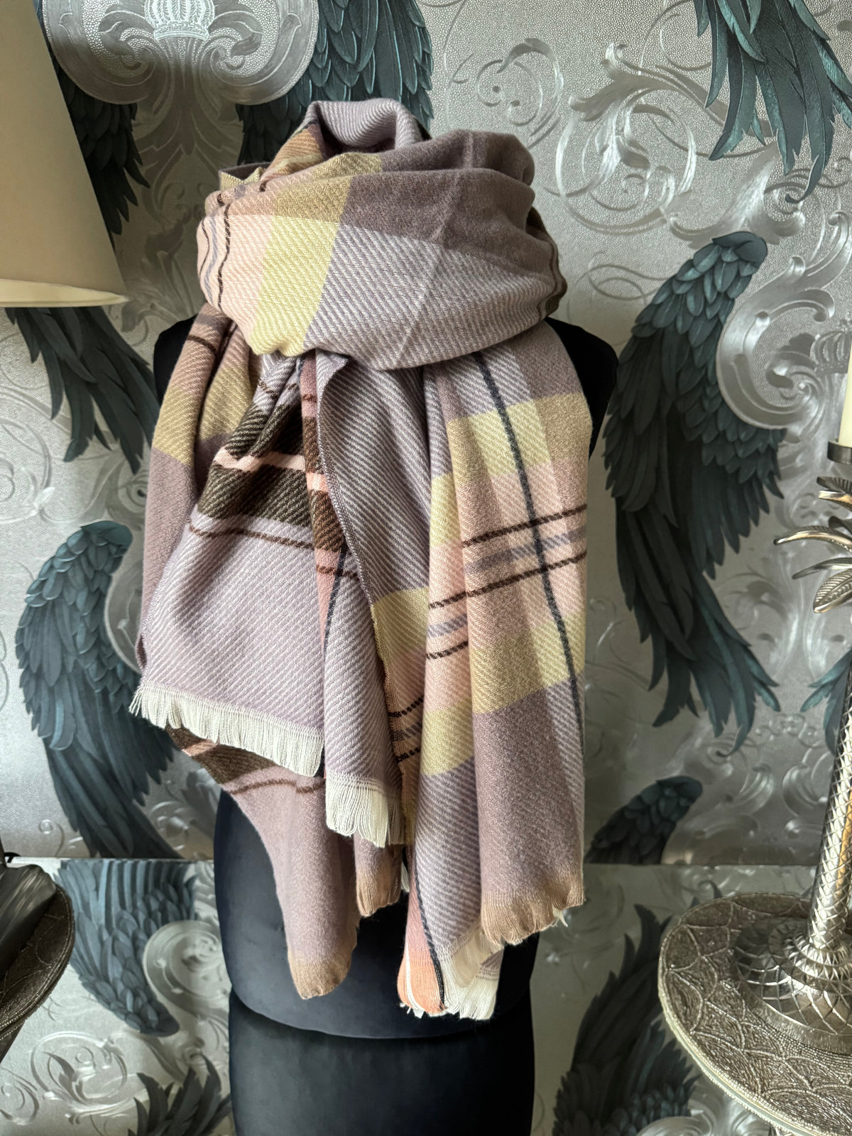 Checked Scarf