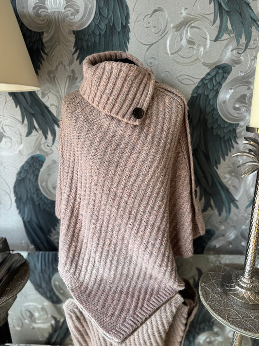 Chunky Knit Poncho