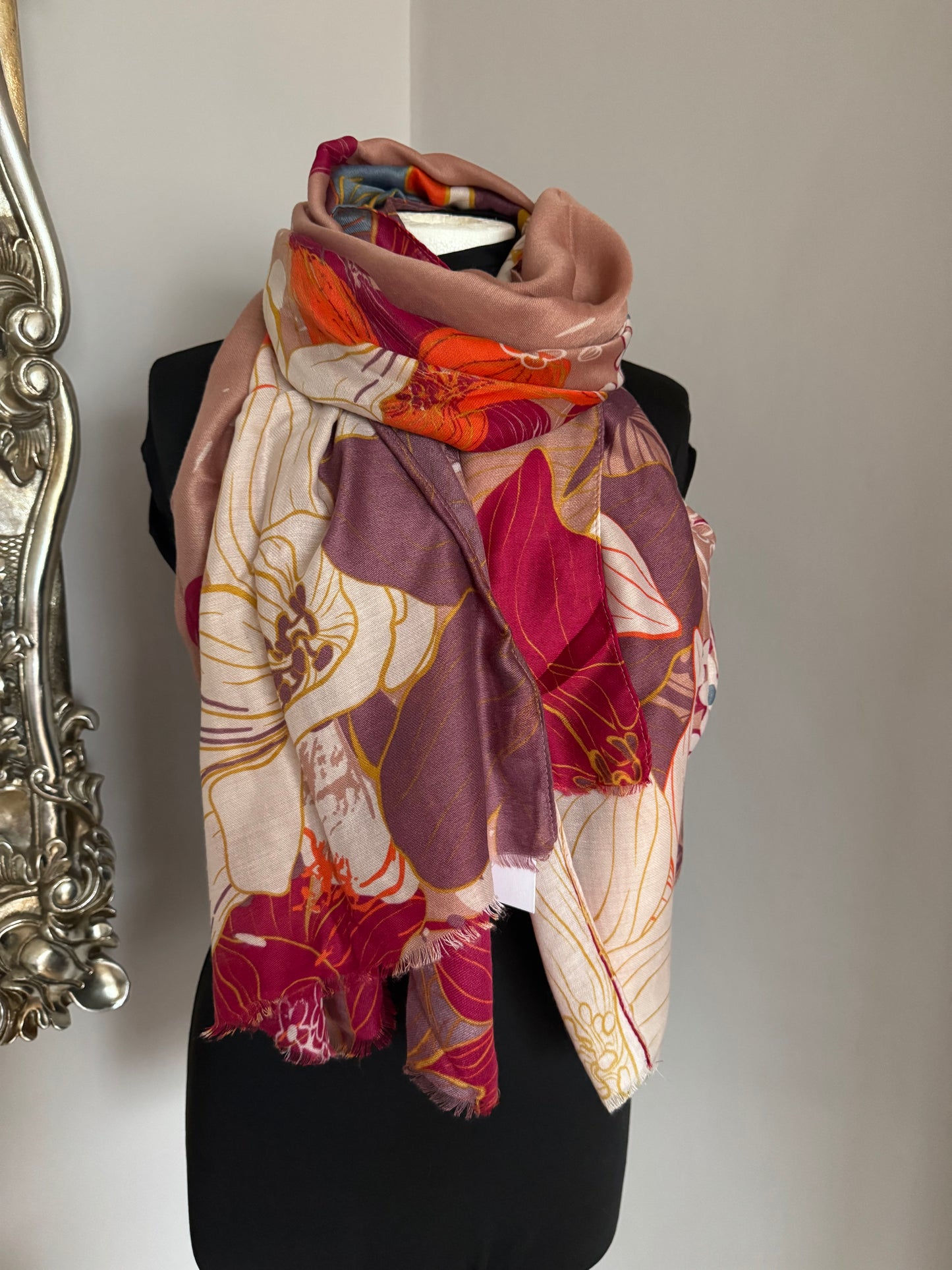 Scattered Blossom Scarf