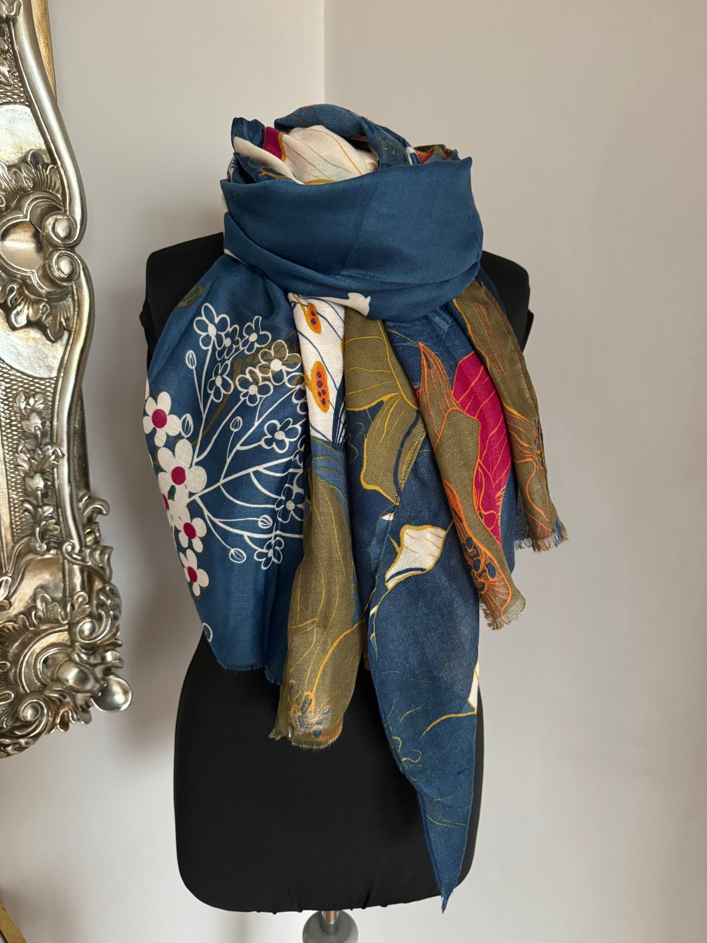 Scattered Blossom Scarf