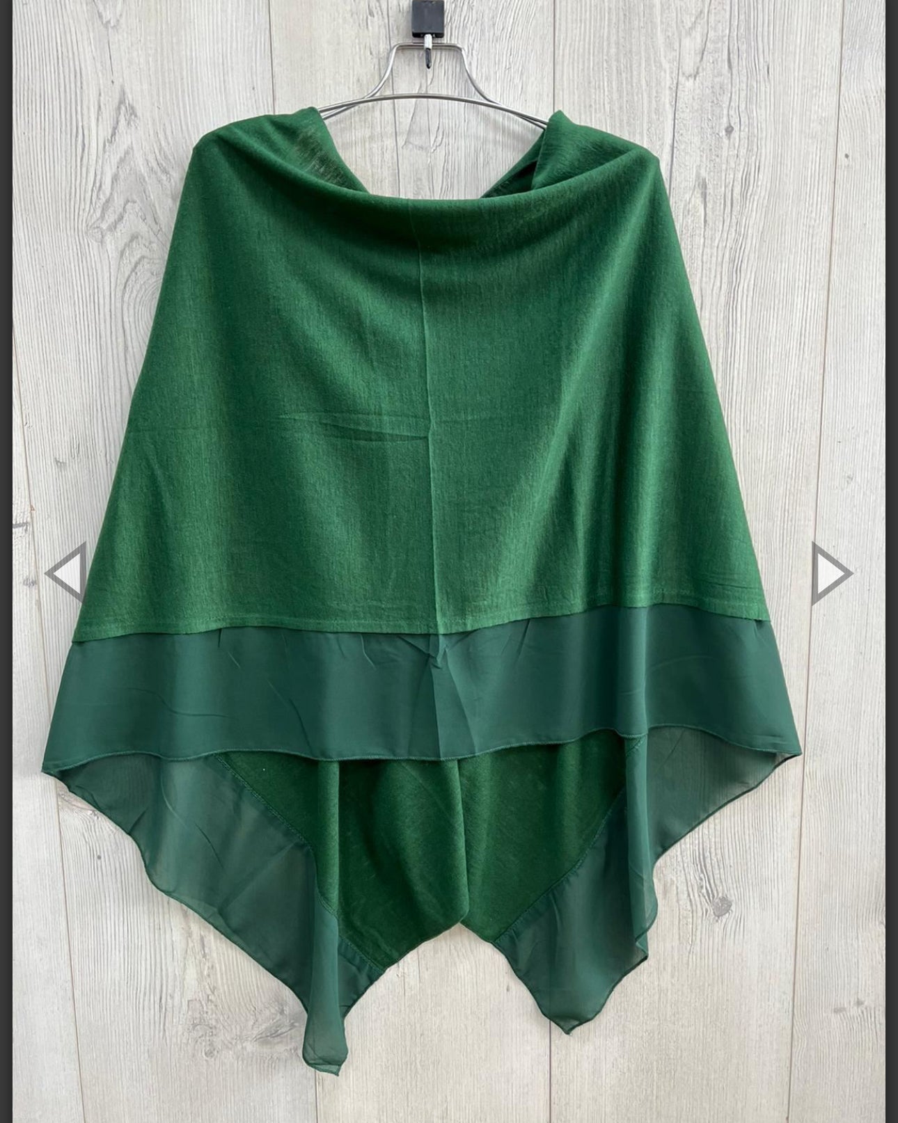 Lightweight Chiffon Edge Poncho