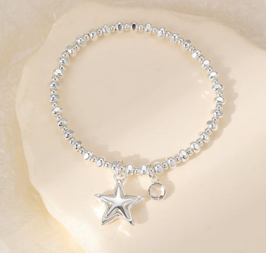Star and Charm Bracelet