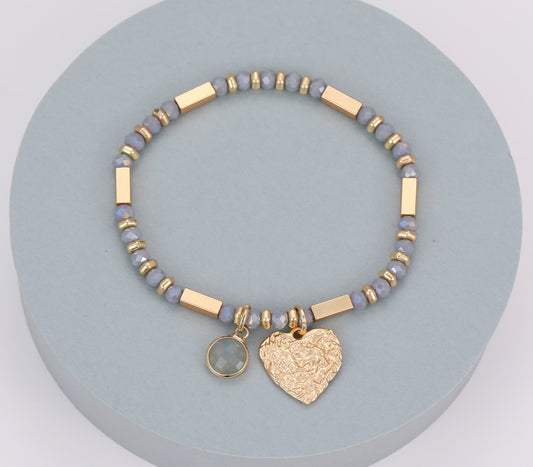 Pastel Heart Bracelet - last one