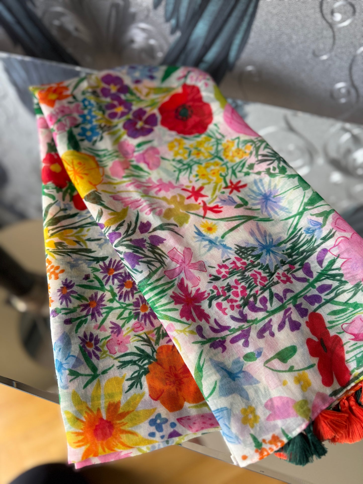 Floral Garden Scarf