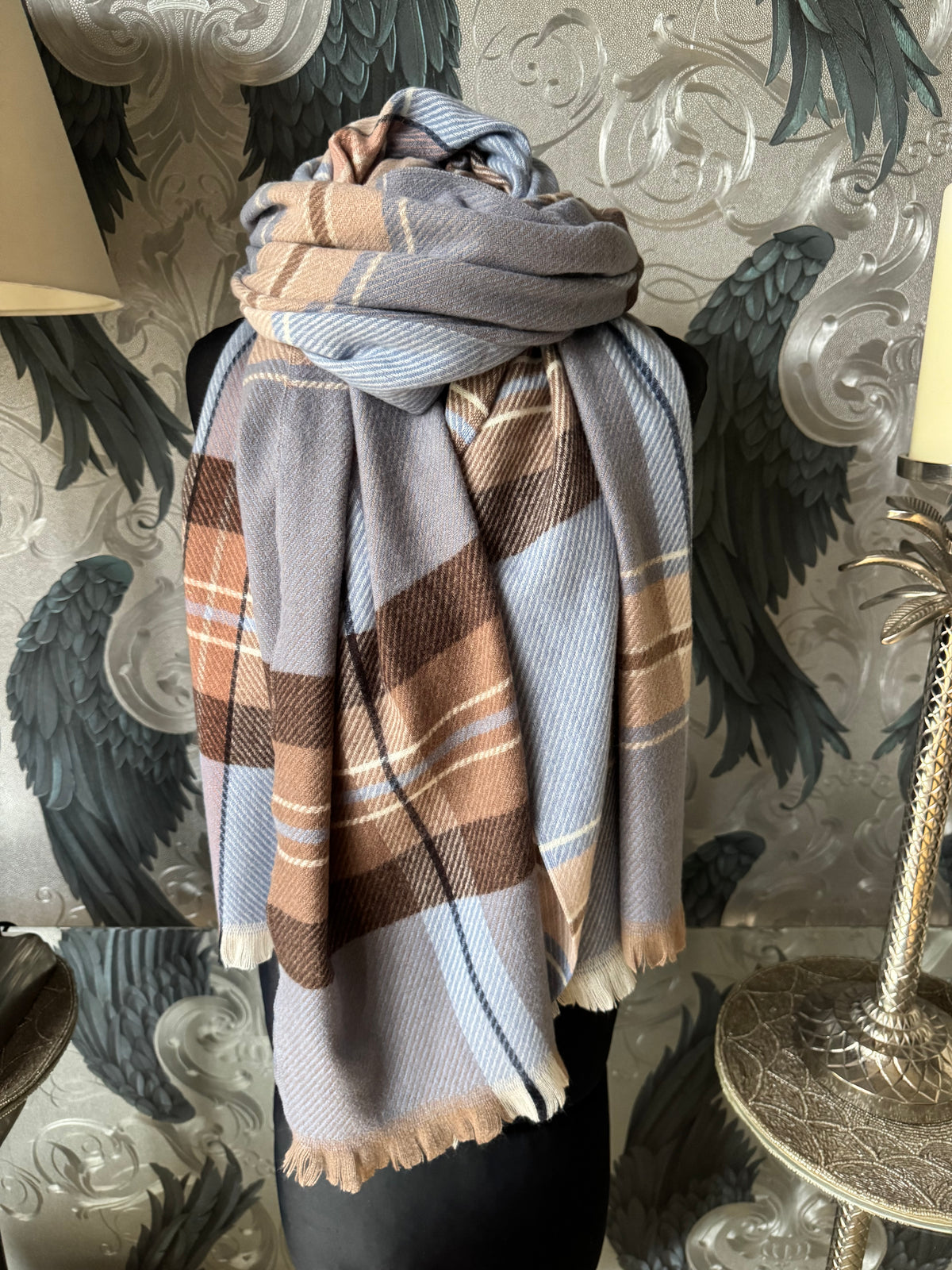 Checked Scarf