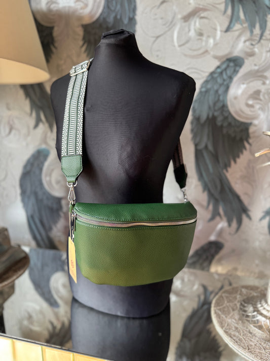 Green Crossbody Bum Bag