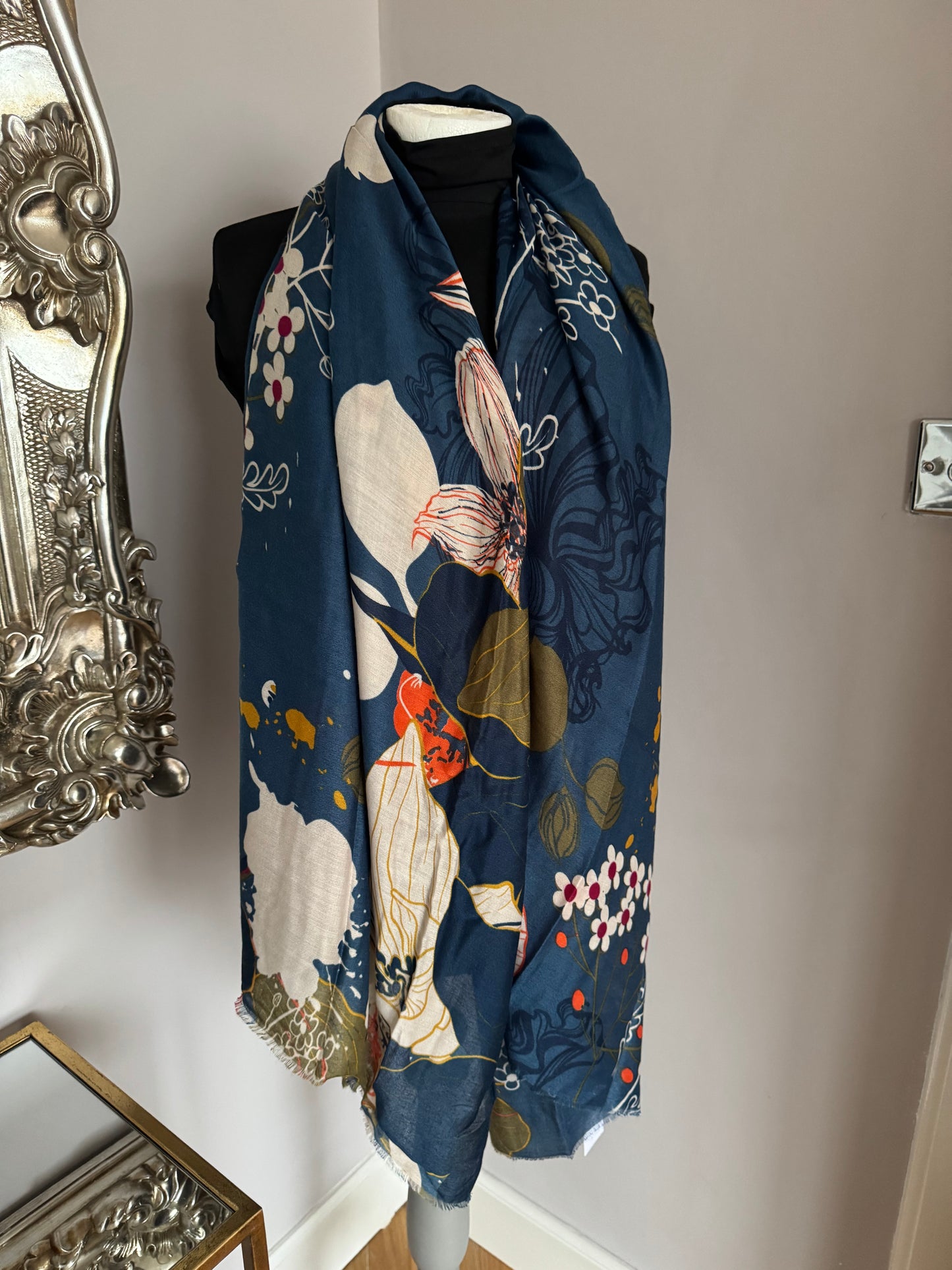 Scattered Blossom Scarf