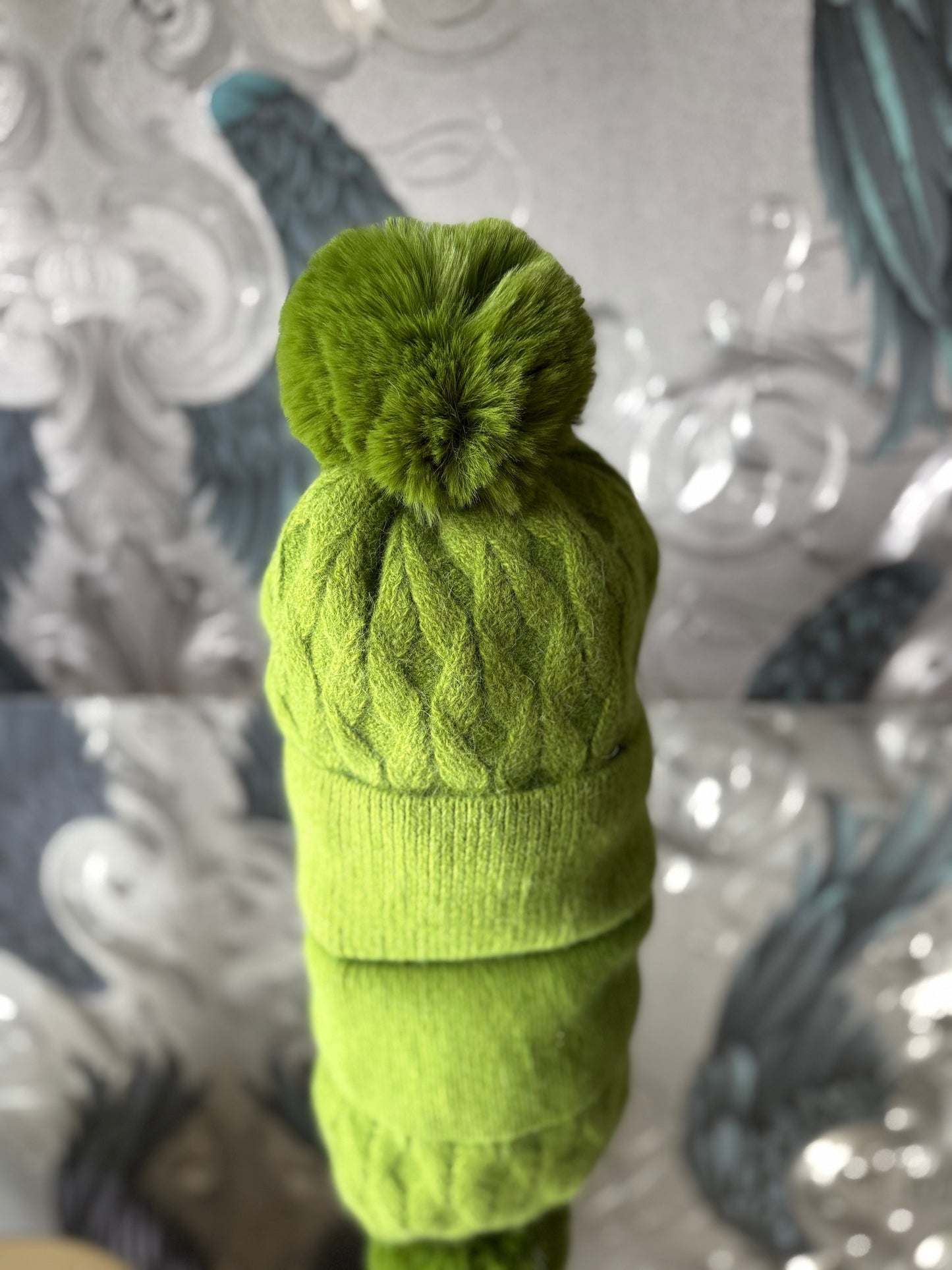 Pleated Fleece Lined Hat