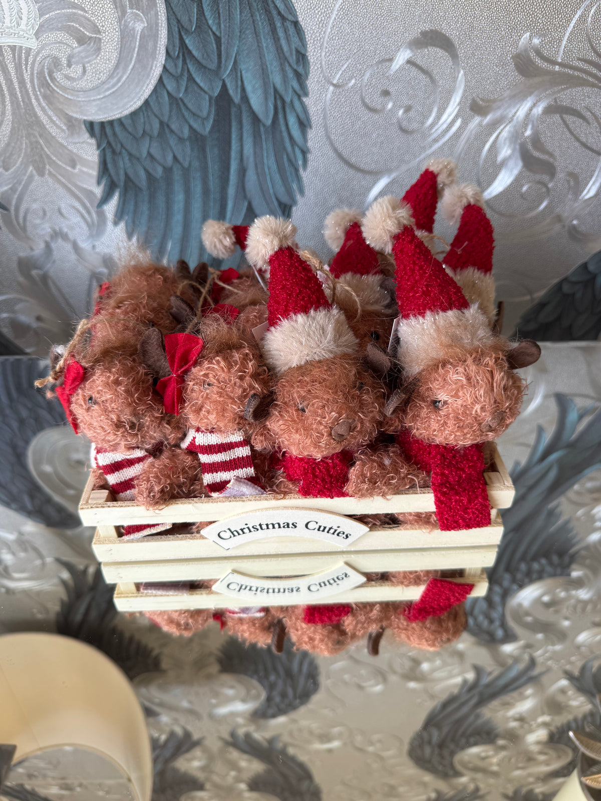 Mr and Mrs Highland Coo Decoration