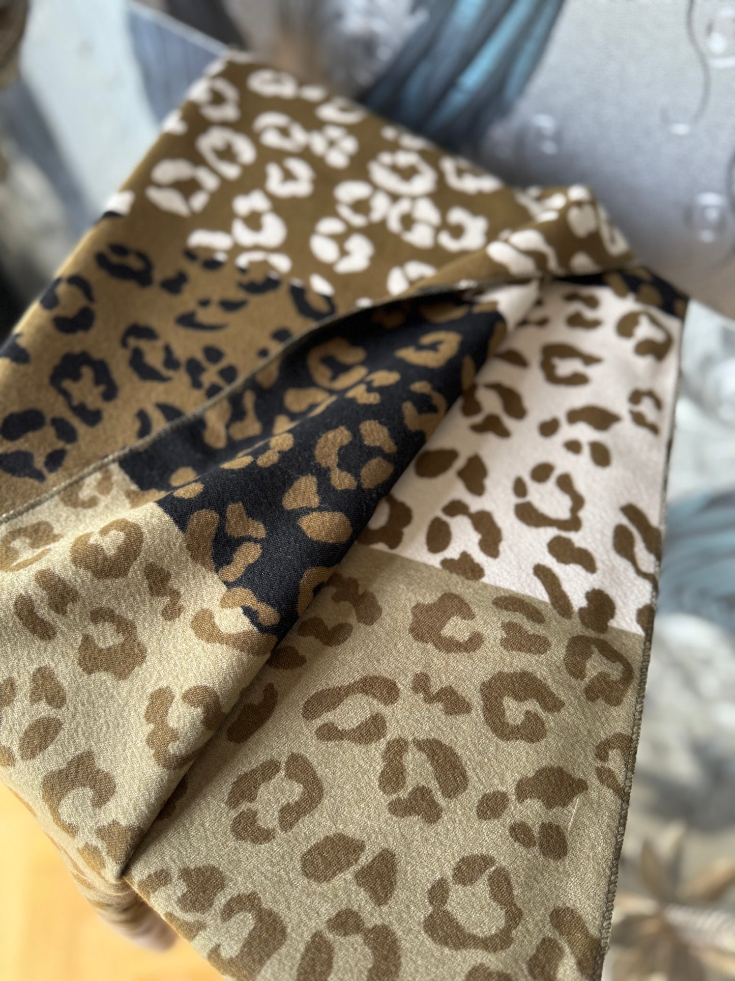Leopard Reversible Scarf