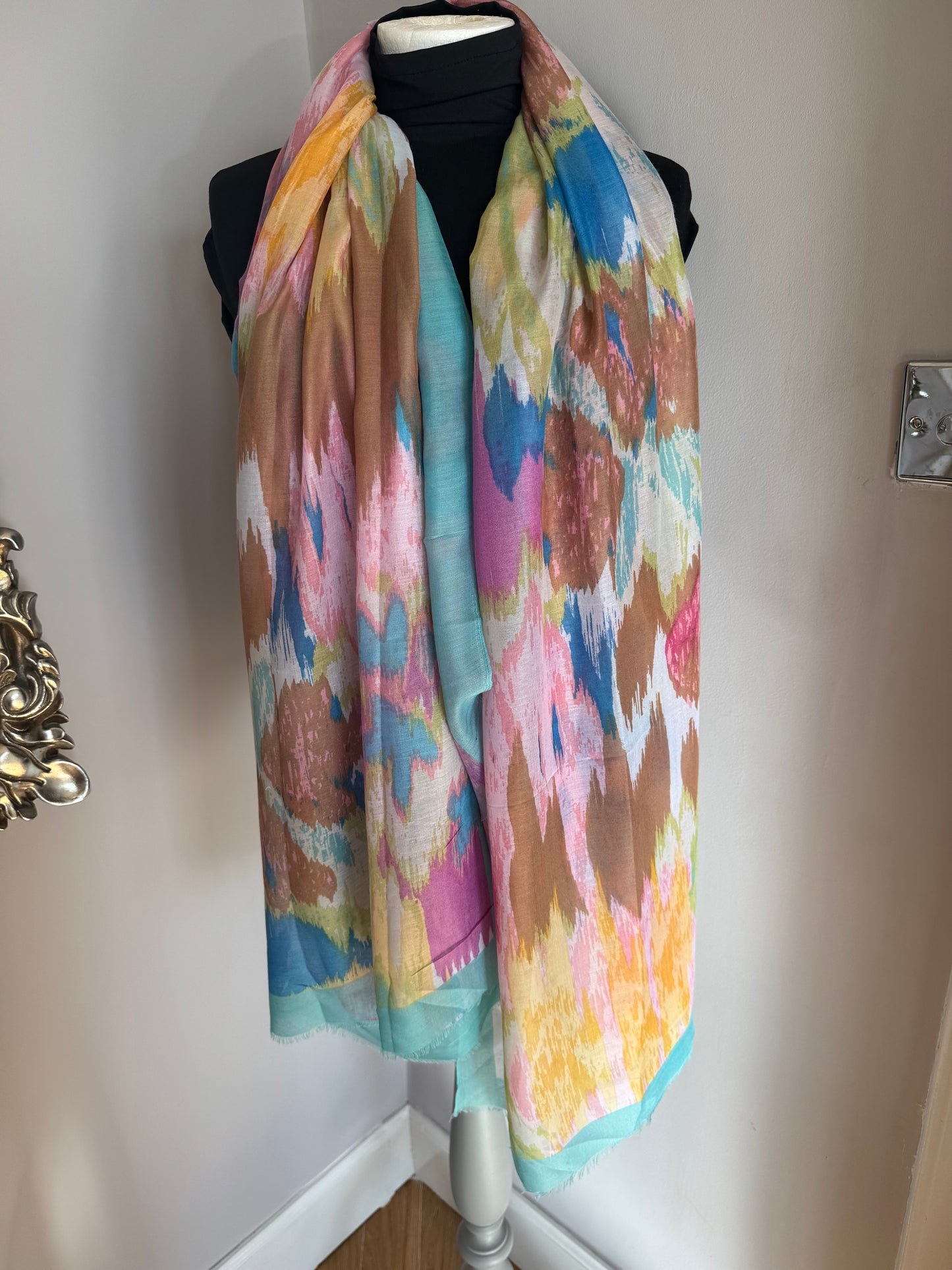 Pastel Abstract Scarf
