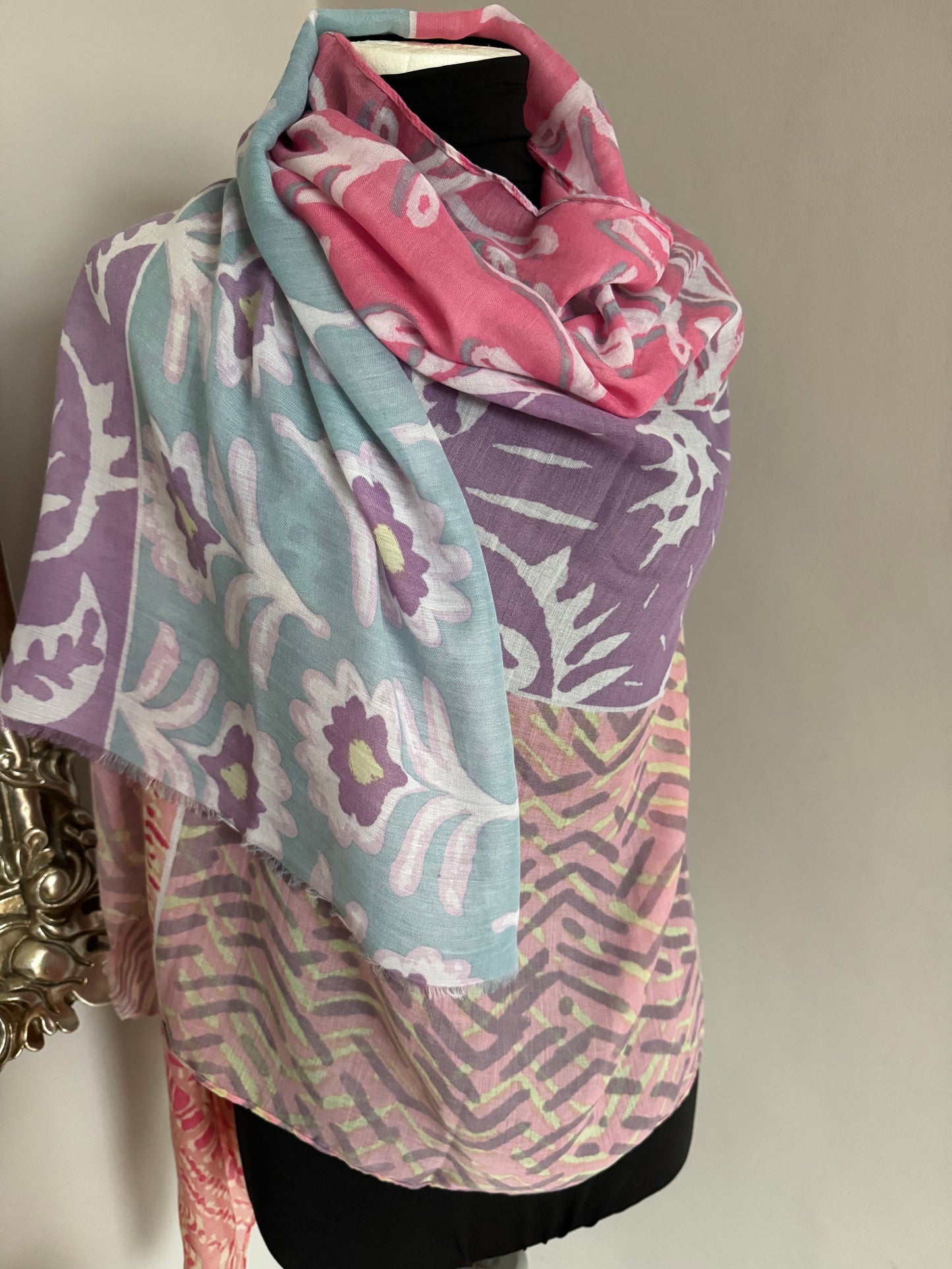 Pastel Print Scarf