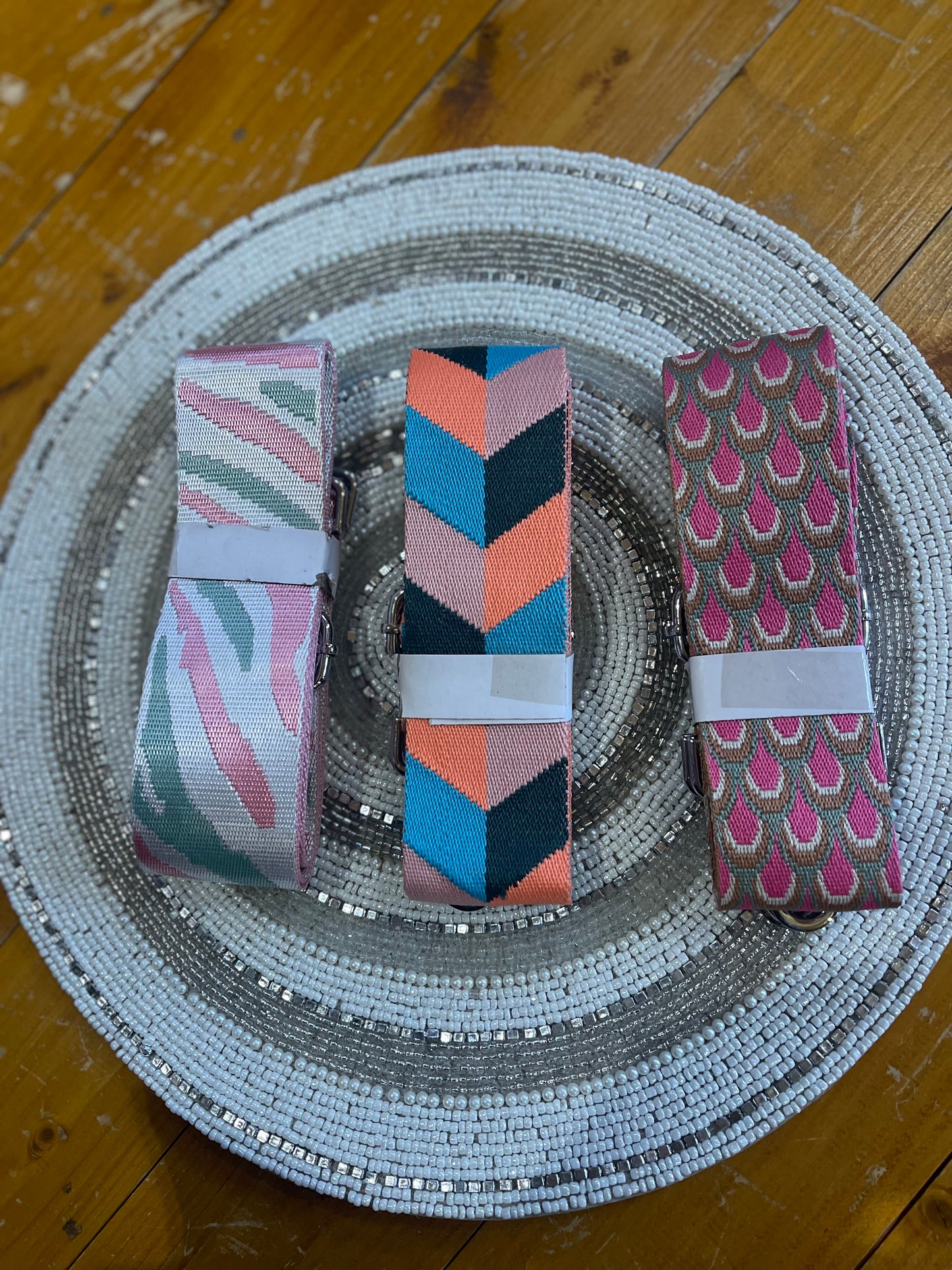 Bag Straps- Silver Hardware