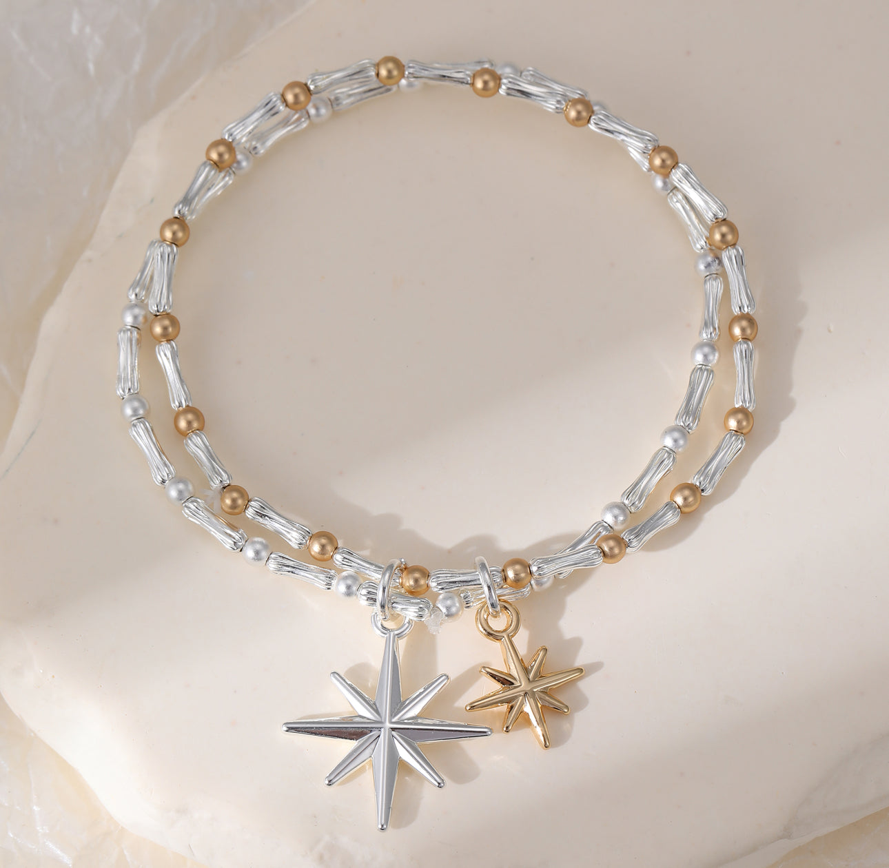 Starburst Double Strand Bracelet
