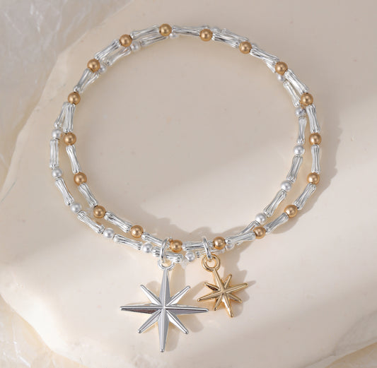 Starburst Double Strand Bracelet