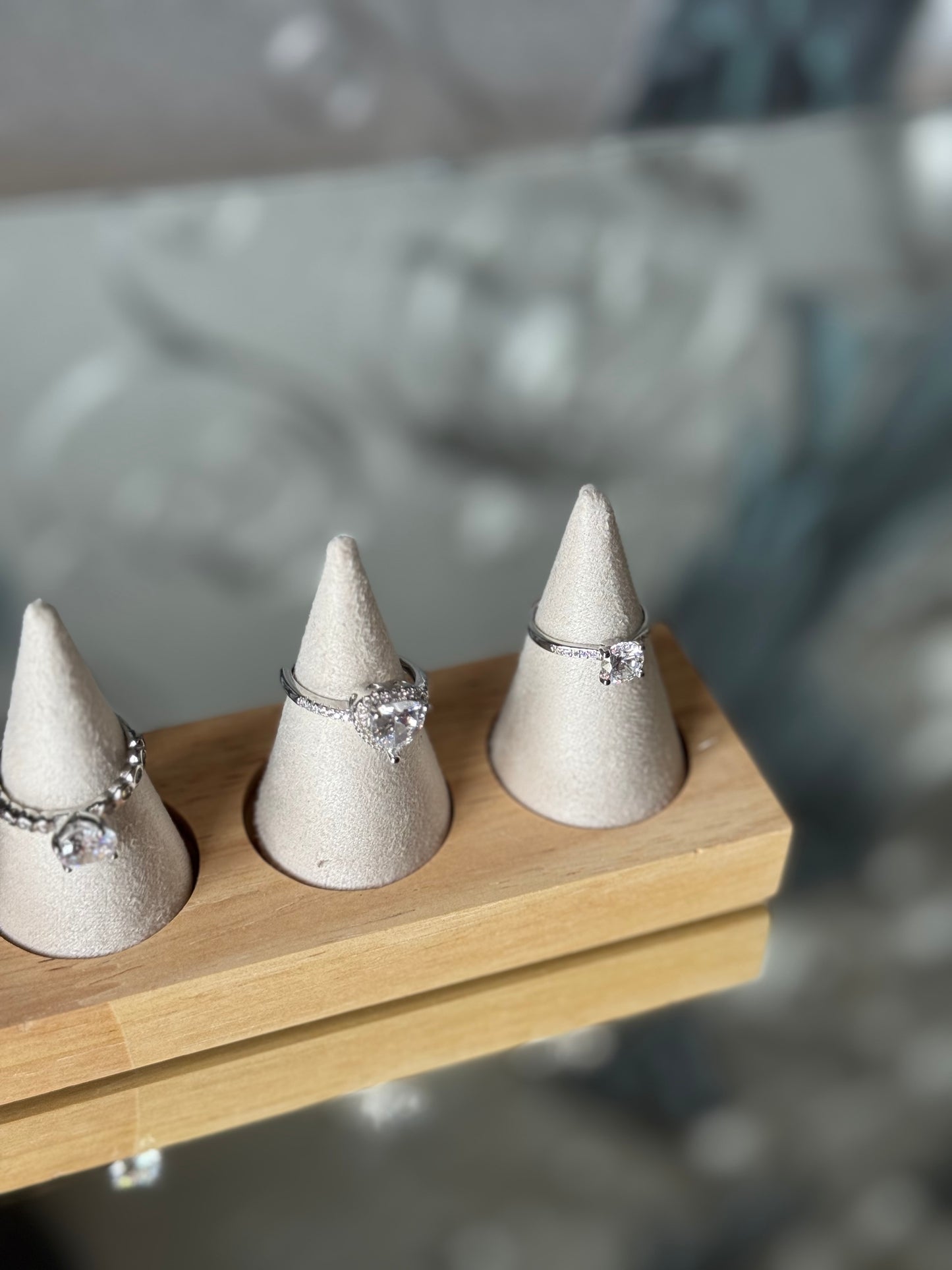 Adjustable Sparkle Rings