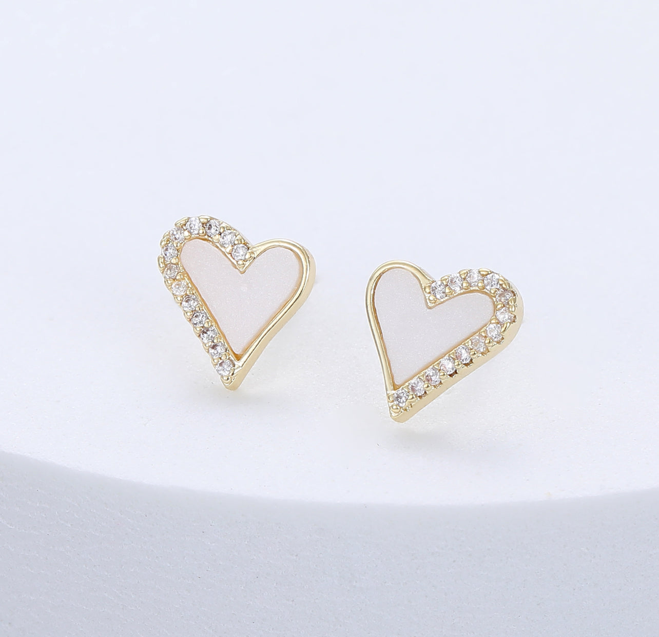 Heart Stud Earrings
