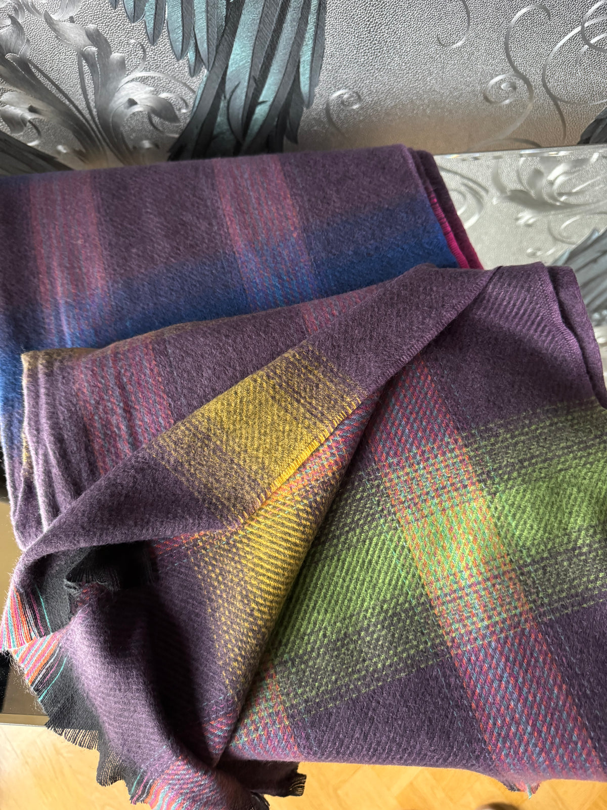 Soft Checked Scarf