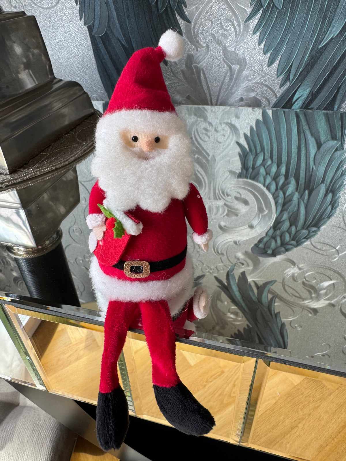 Dangling Legged Mr and Mrs Claus