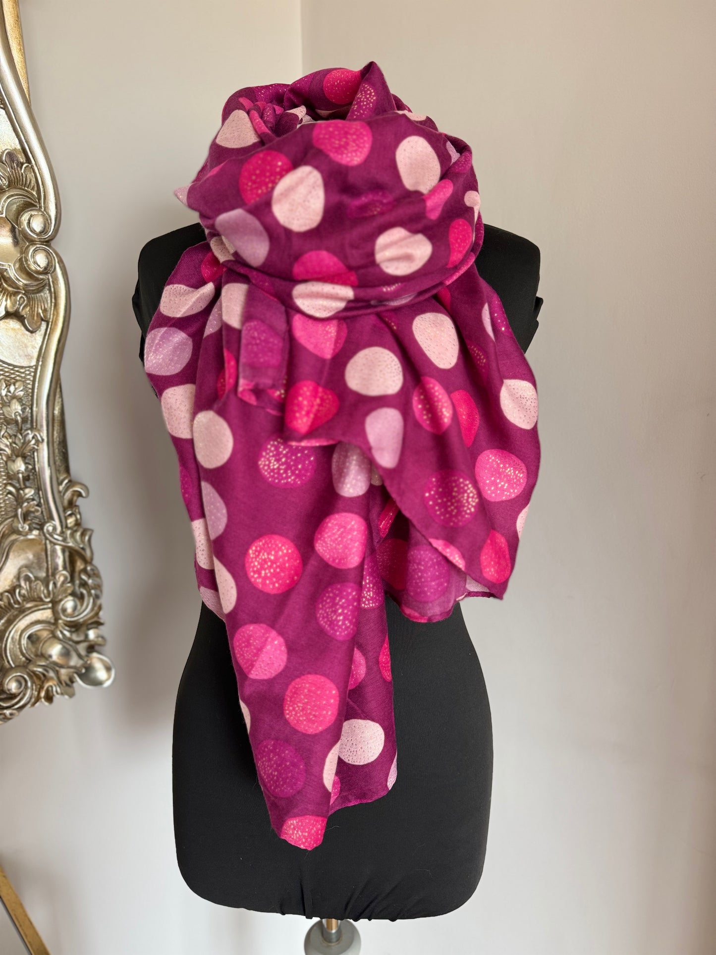 Polka Dot Scarf