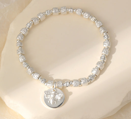 Bee Disc Bracelet