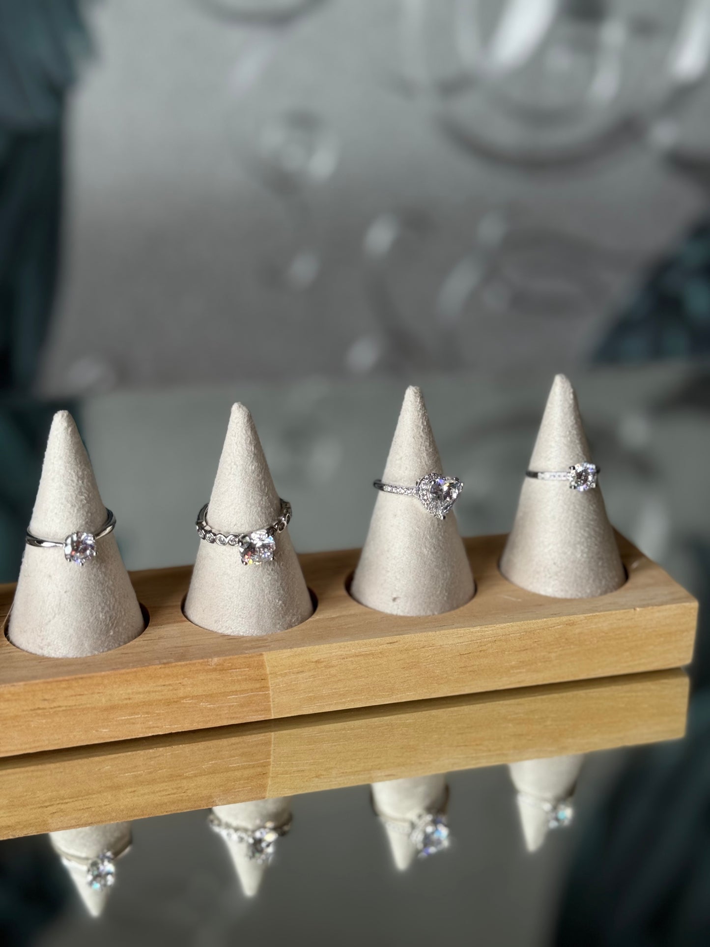 Adjustable Sparkle Rings