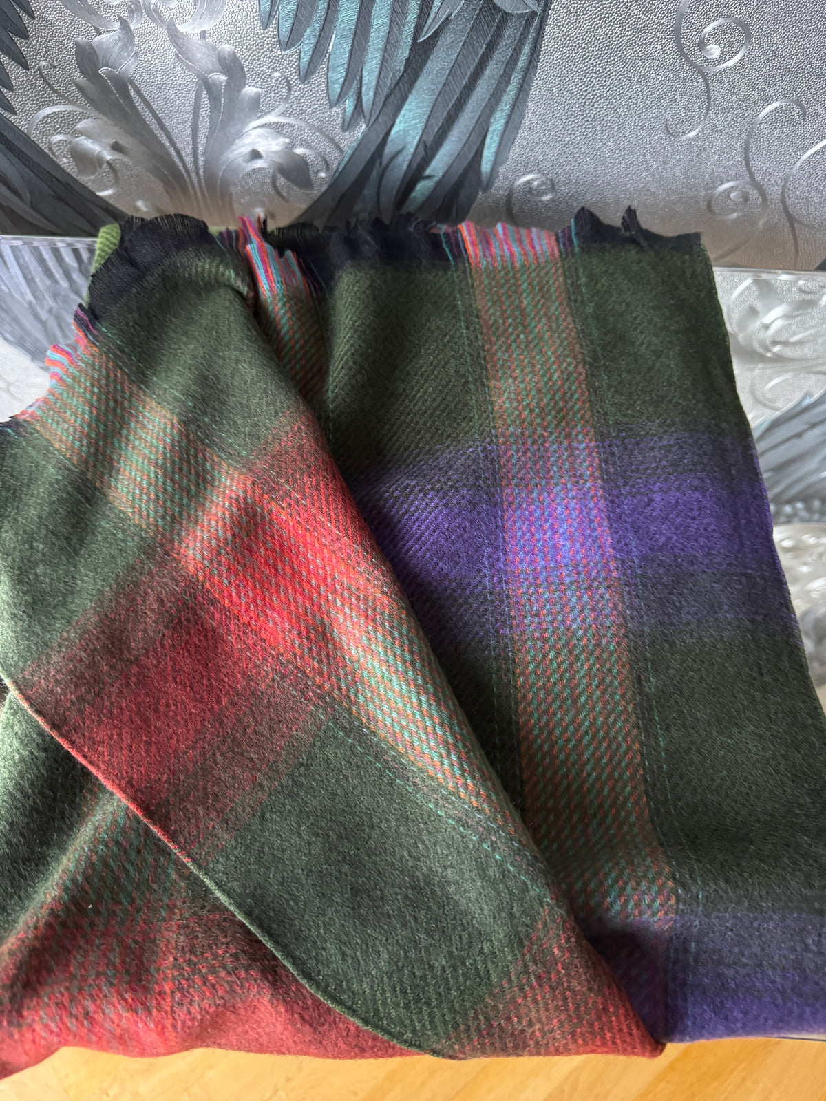 Soft Checked Scarf