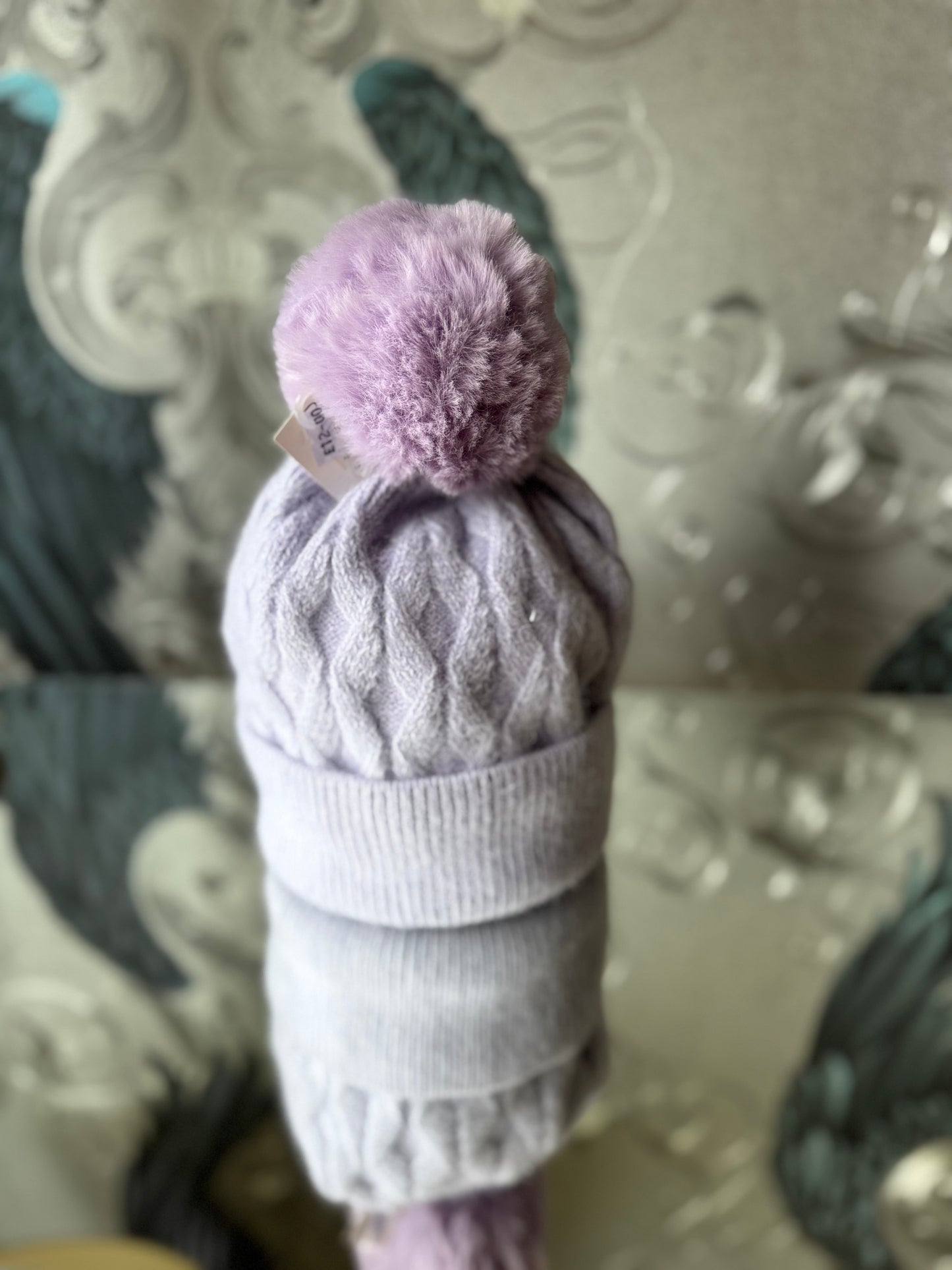 Pleated Fleece Lined Hat