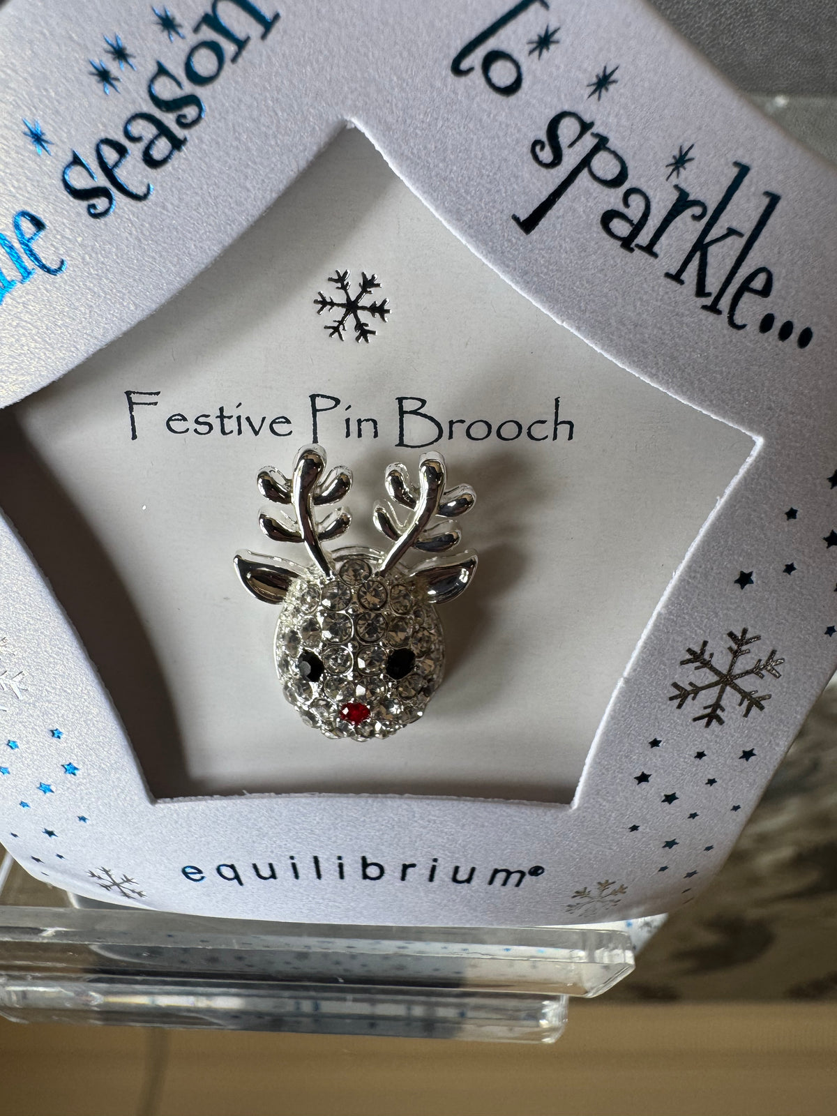 Rudolph Christmas Pin