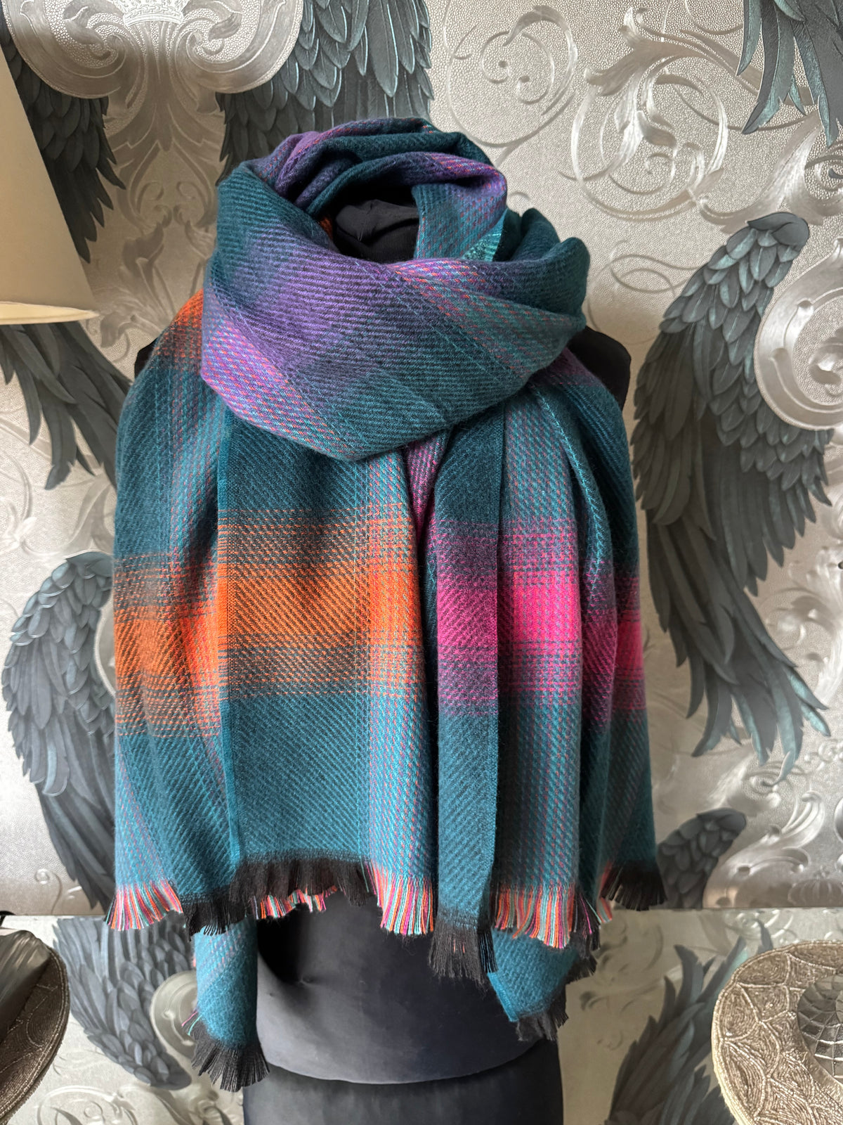 Soft Checked Scarf
