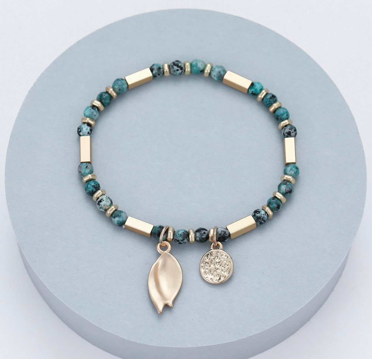 SS26 Green Leaf Bracelet