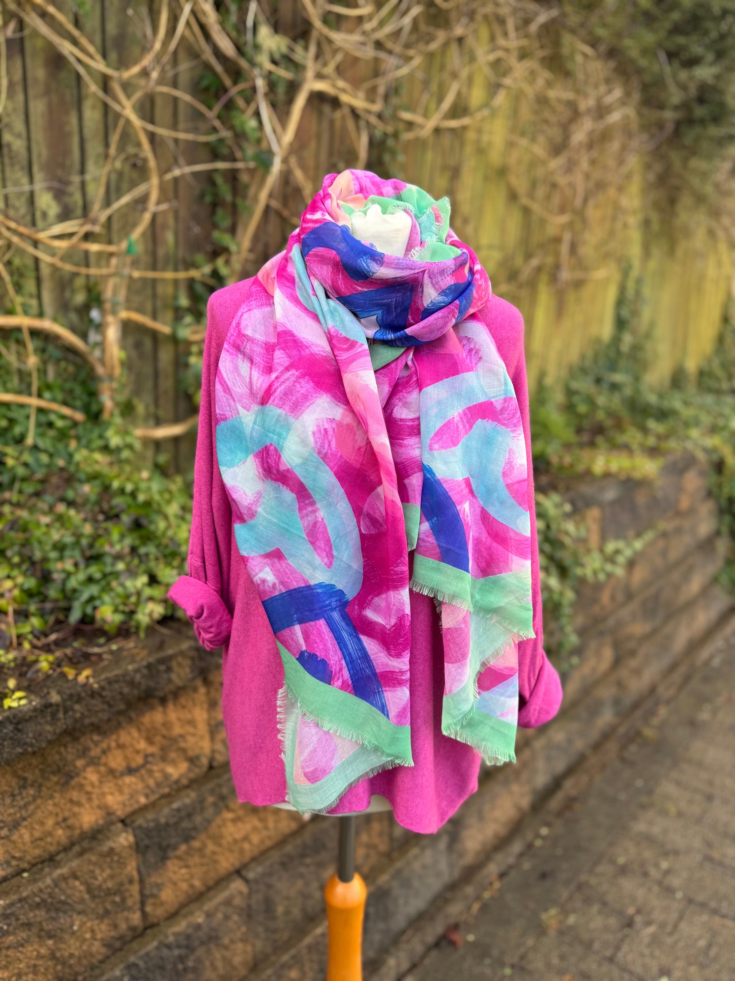 Brushed Heart Scarf