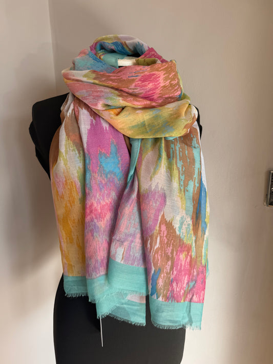 Pastel Abstract Scarf