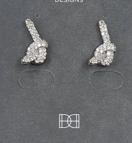 Sparkle Knot Earring