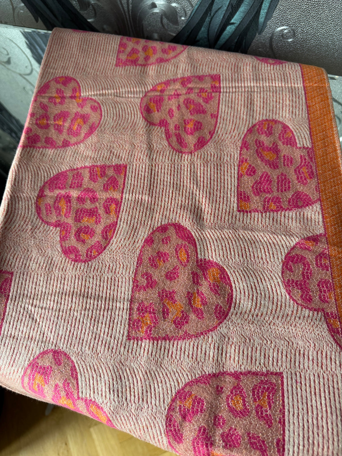 Leopard Heart Scarf