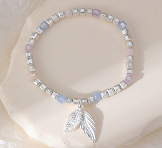 Pastel Leaf Bracelet