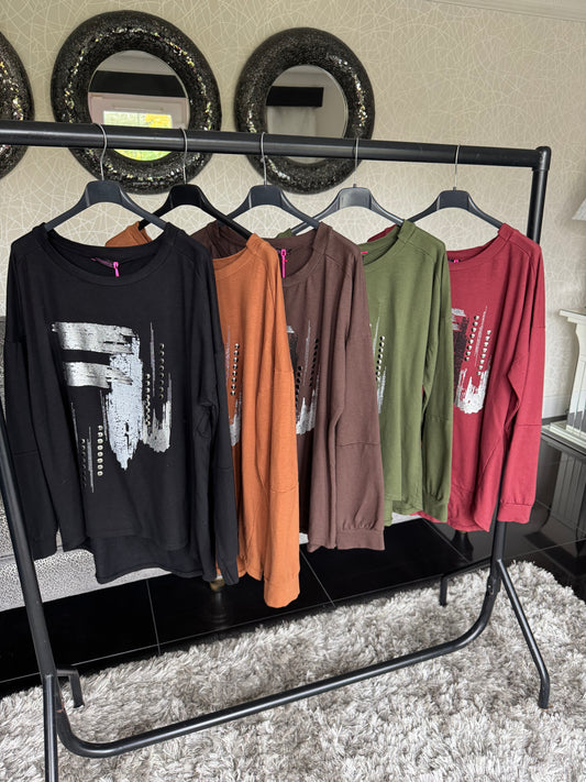 Abstract Pattern Sweatshirt