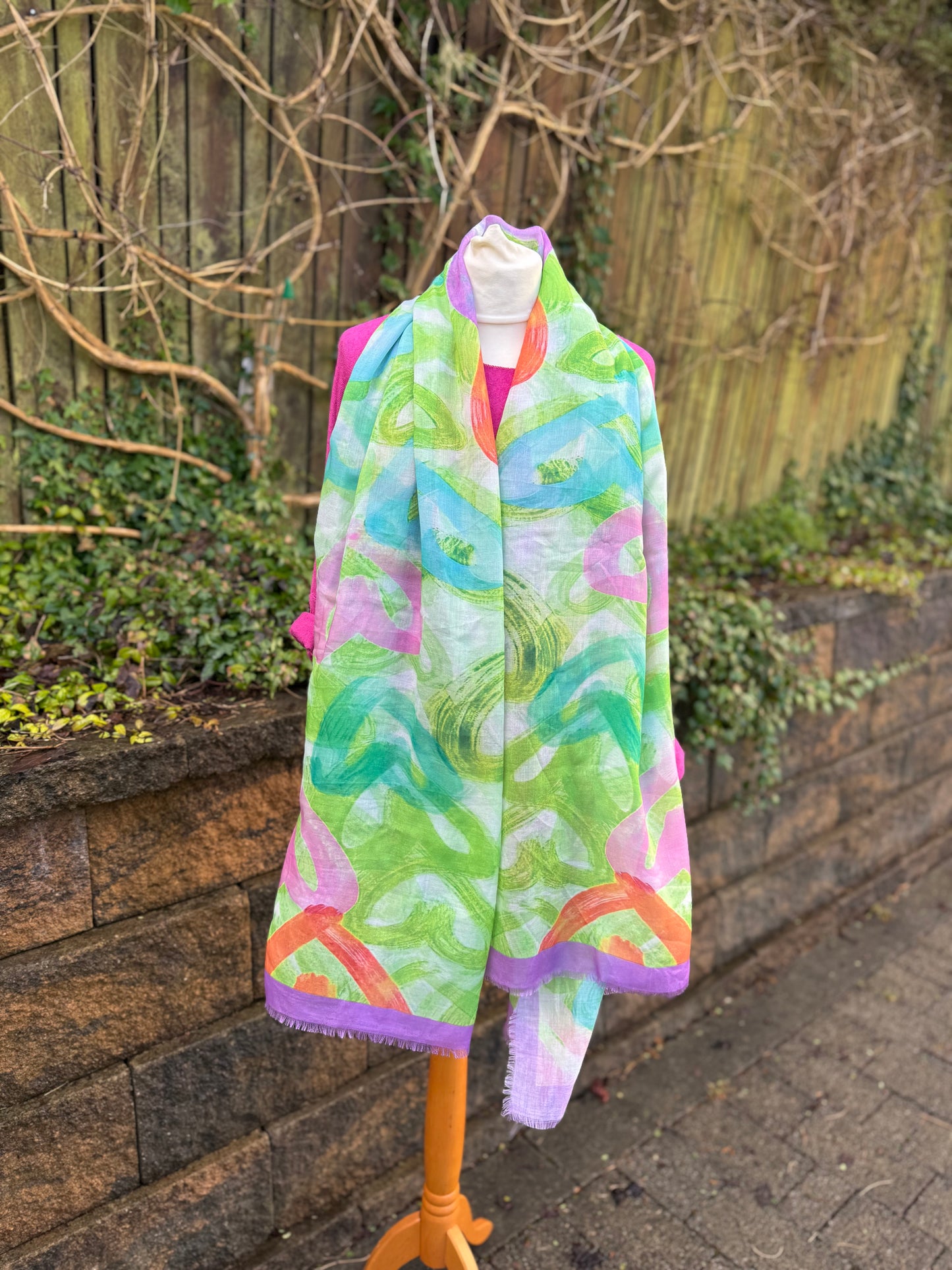 Brushed Heart Scarf