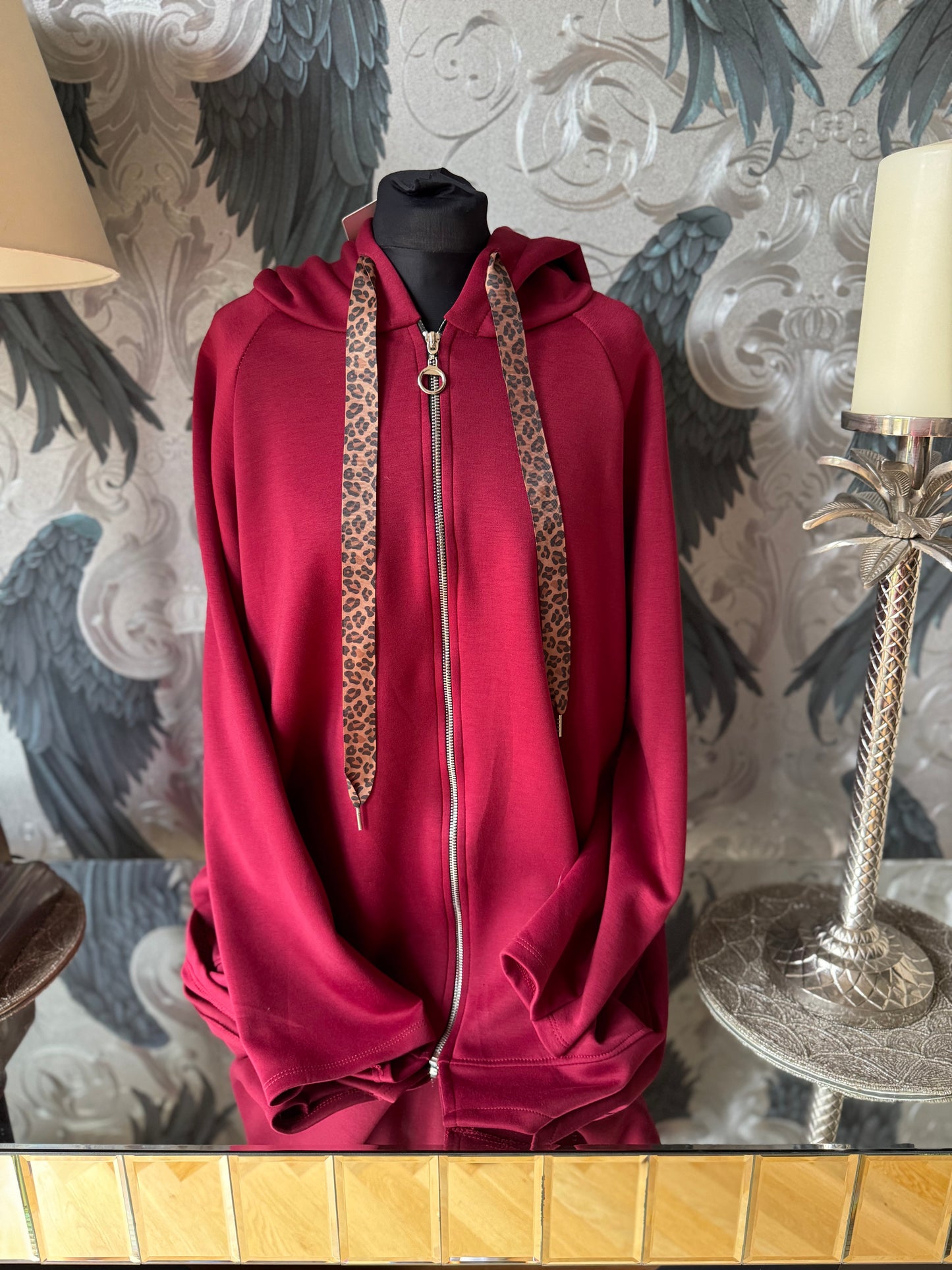Zipped Hoodie Longer Length
