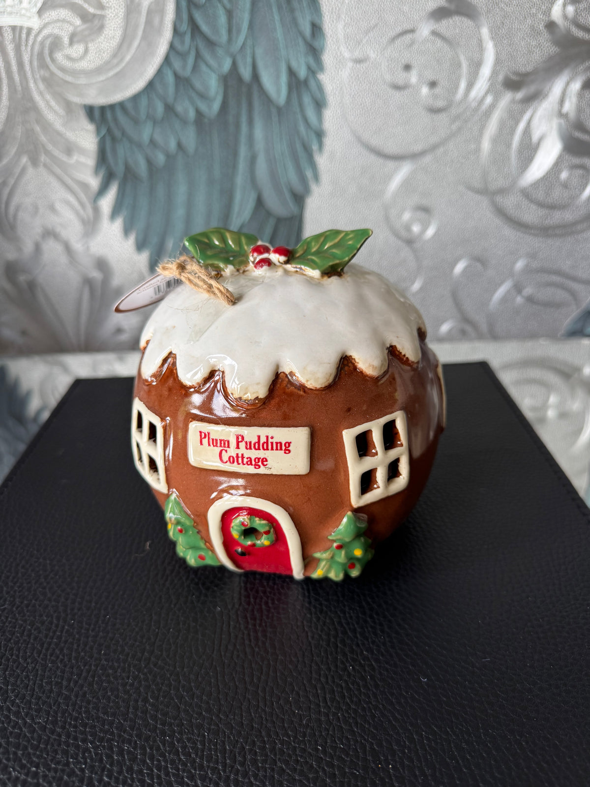 Plum Pudding Tea Light Holder